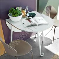 Blitz nyitható asztal (konzol és étkezőasztal egyben) Fémlábas asztalok - modern olasz design butorok es kanapek