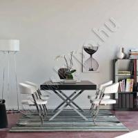 Axel nyitható asztal (fémlábú falapos) Fémlábas asztalok - modern olasz design butorok es kanapek