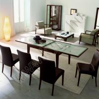 Bonton nyitható asztal (faláb-üveglap vagy faláb-cementlap) Falábas asztalok - modern olasz design butorok es kanapek